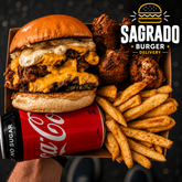 COMBO Solteiro - 1X Classic Chicken Cheese + Coca-Cola + 500g Fritas + 500g de Frango Frito